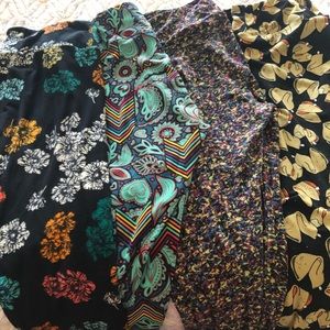 4 pair Lularoe leggings T/C